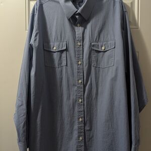 Murano Ultimate Modern Comfort Men's Big & Tall 3XT Checkered Button Down Shirt